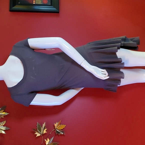 People's Liberation Asymmetrical Hem Dress with Trees Front Lace BNTW - Picture 9 of 13